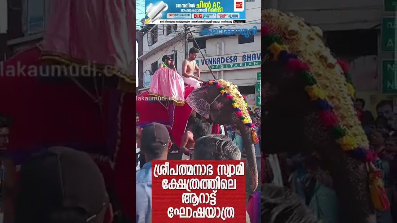 ശ്രീപത്മനാഭ പാഹി... ശ്രീപത്മനാഭ സ്വാമി ക്ഷേത്രത്തിലെ ആറാട്ട് ഘോഷയാത്ര | Kalakaumudi Online